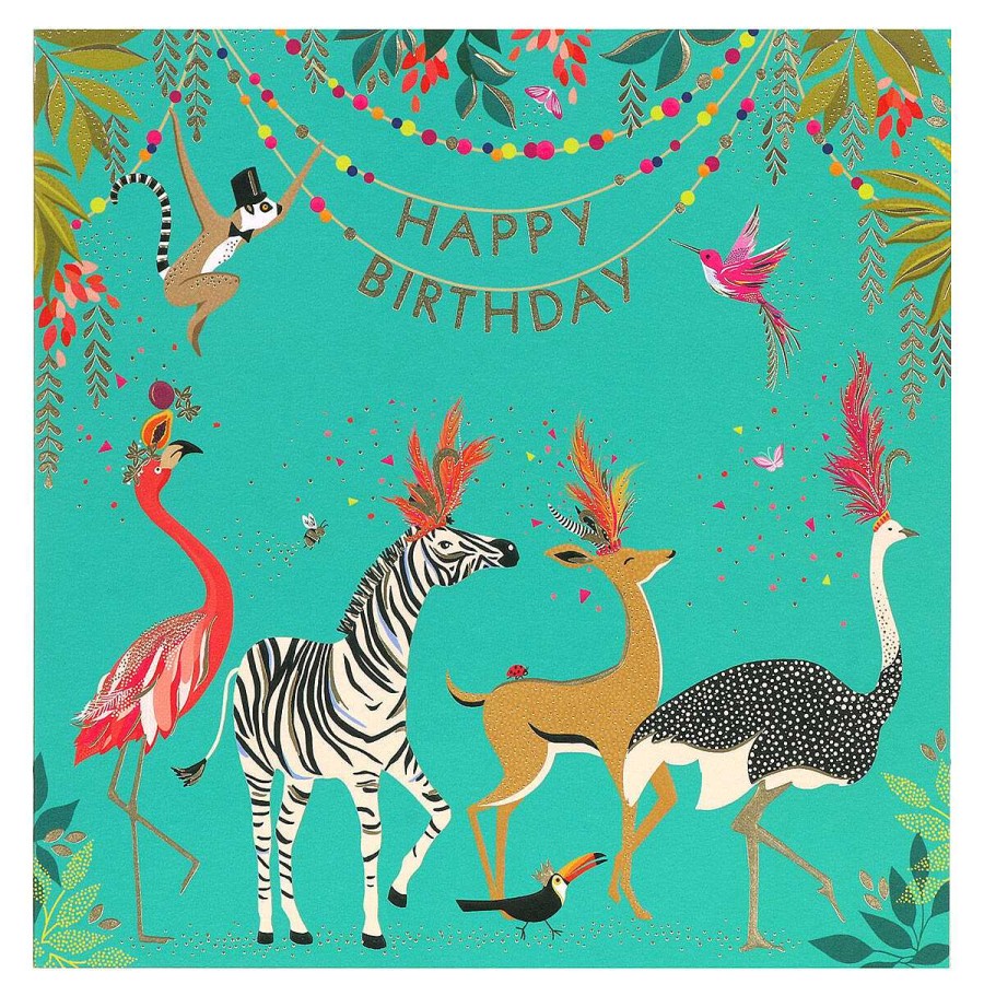 Large Cards | Sara Miller Sara Miller Party Parade Large Birthday Card