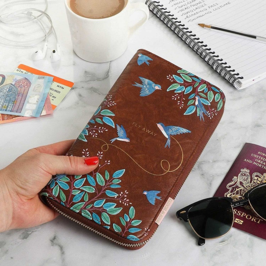 Travel Accessories | House Of Disaster House Of Disaster Secret Garden Bird Travel Wallet