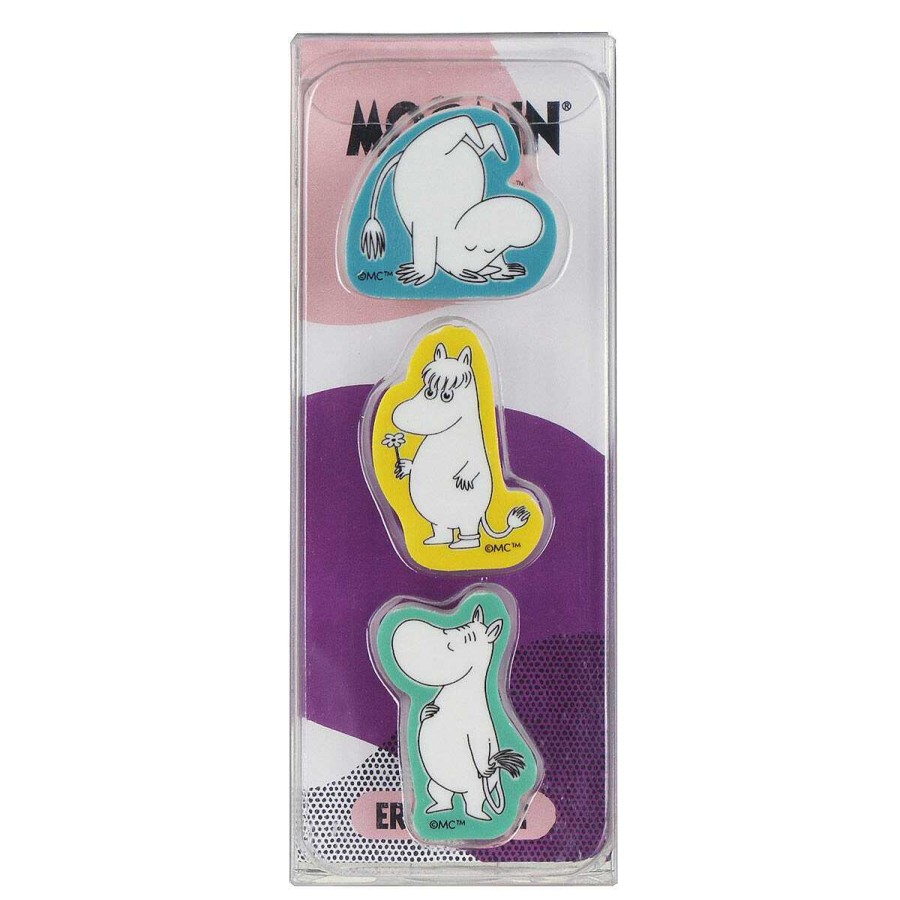 Desk Accessories | Moomin Moomin Set Of 3 Erasers Set