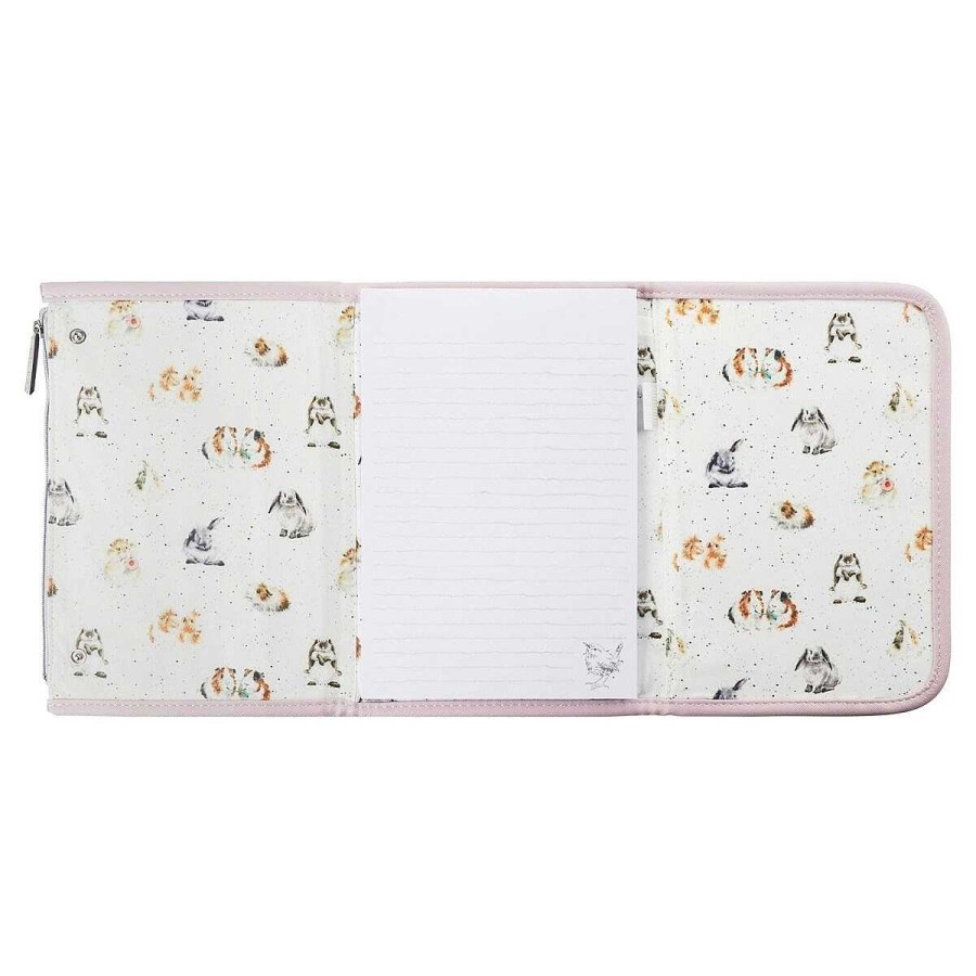 Travel Accessories | Wrendale Wrendale 'Piggy In The Middle' Guinea Pig Notebook Wallet