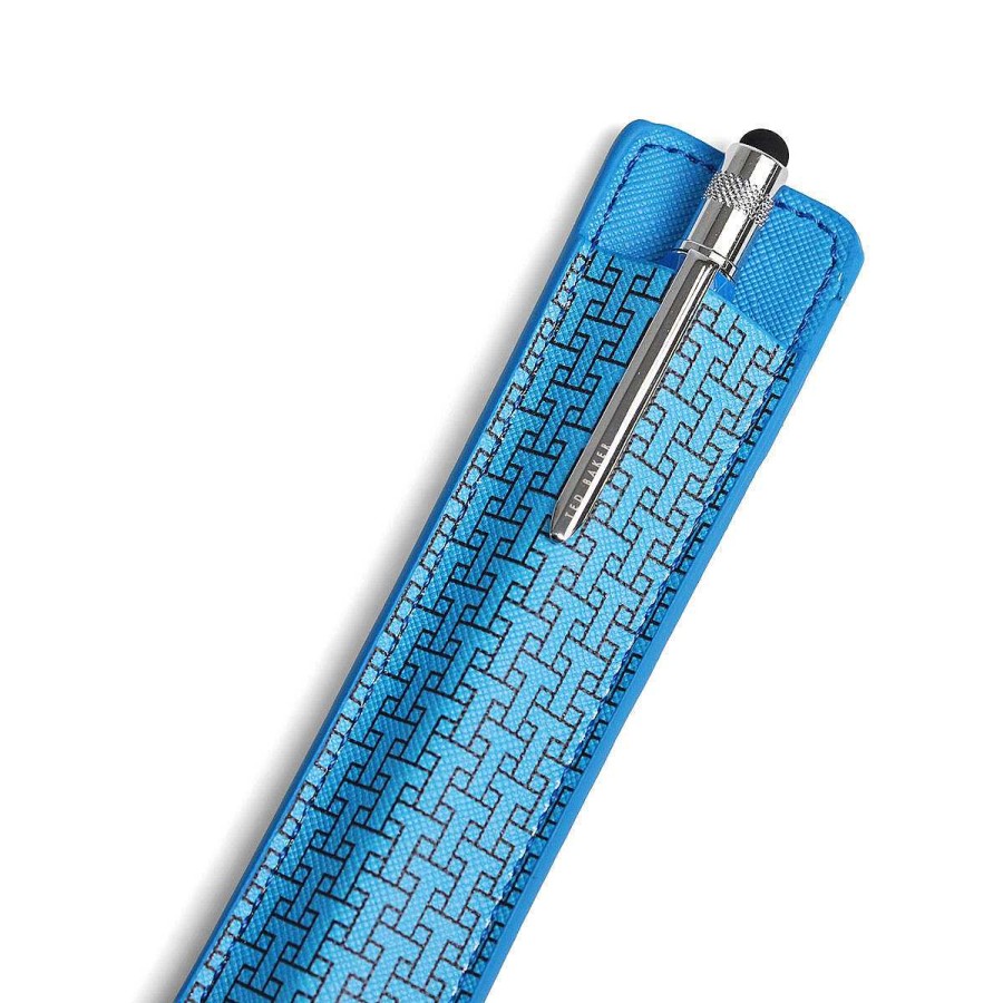 Pens & Pencils | Ted Baker Ted Baker Penell T Blue Touch Screen Pen And Pouch