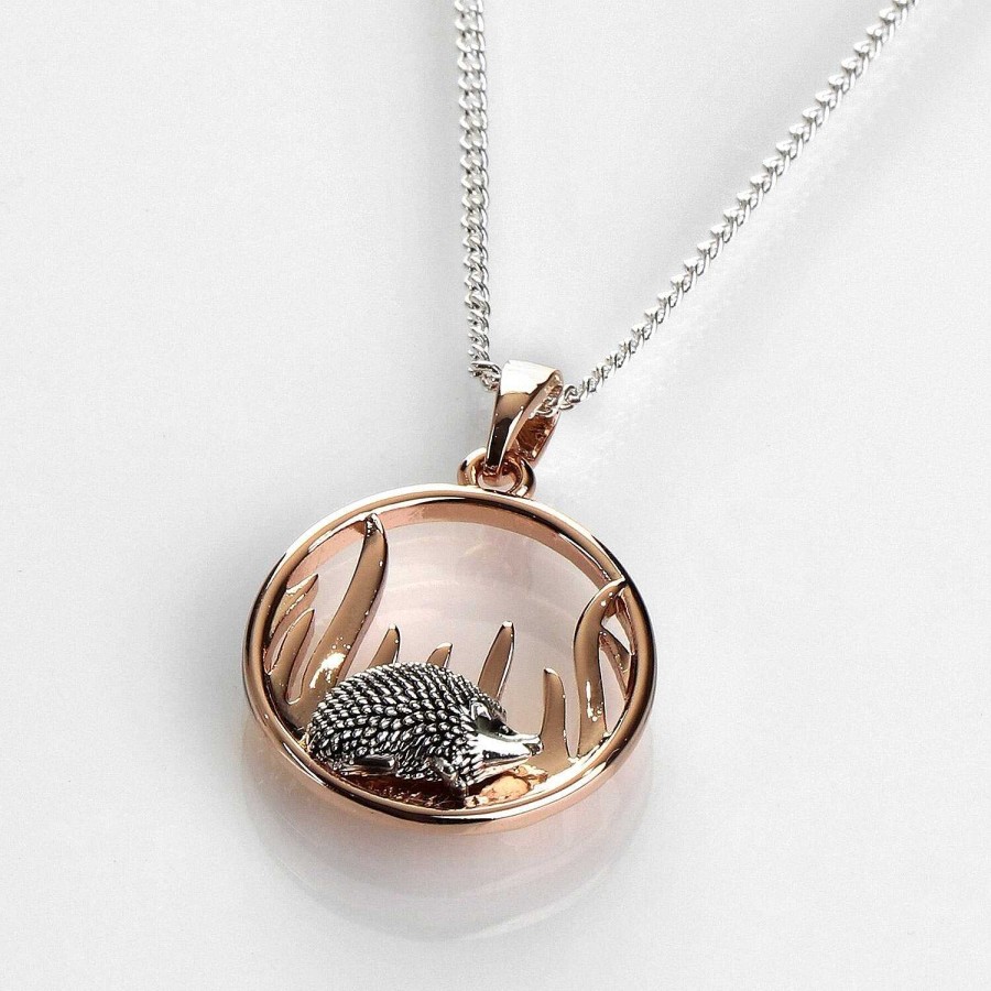 Necklaces | Equilibrium Equilibrium Country Hedgehog Round Two Tone Necklace