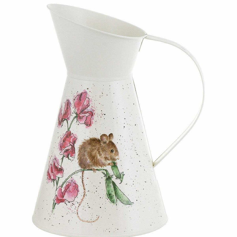 Jugs | Wrendale Wrendale 'The Pea Thief' Flower Jug