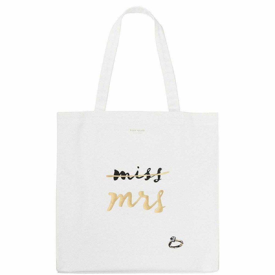 Wedding Accessories & Keepsakes | Kate Spade New York Kate Spade New York 'Miss To Mrs' Bridal Canvas Book Tote