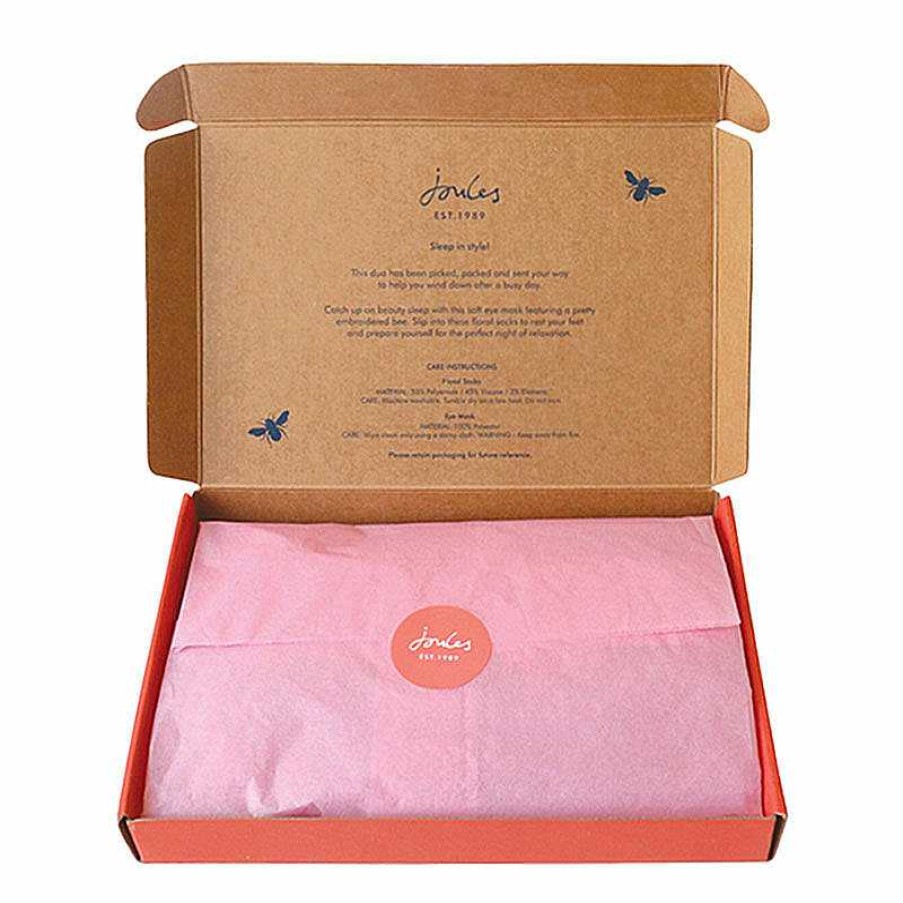 New In | Joules Joules The Bright Side Eye Mask & Socks Postable Gift Set