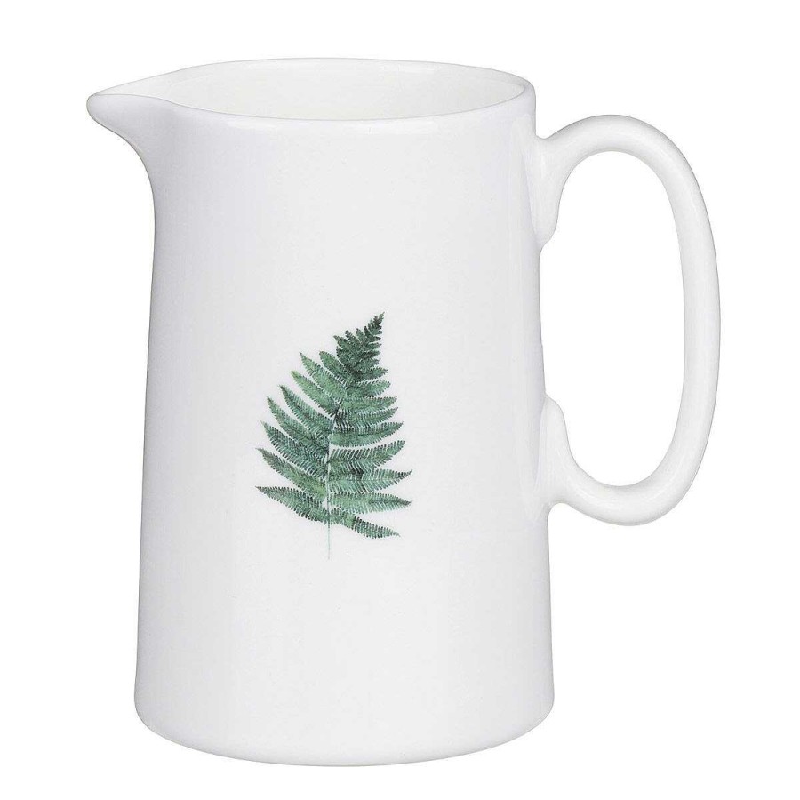 Jugs | Toasted Crumpet Toasted Crumpet 'Fern' Boxed Half Pint Fine Bone China Jug