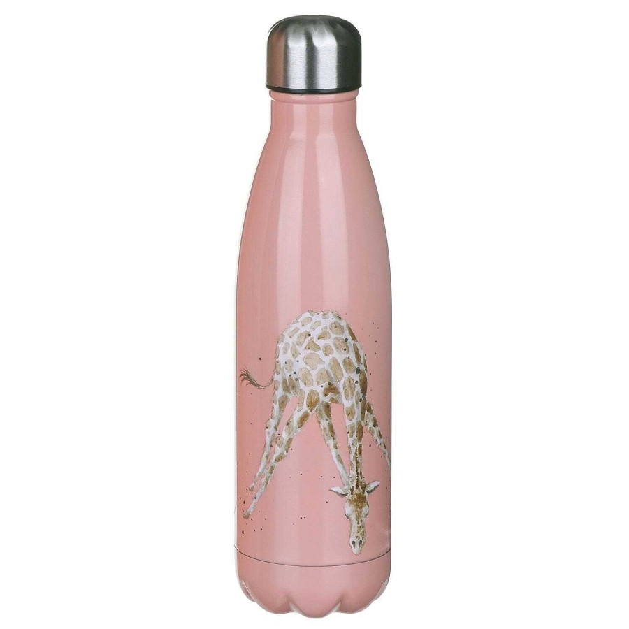 Wife | Wrendale Wrendale 'Flowers' Giraffe 500Ml Water Bottle