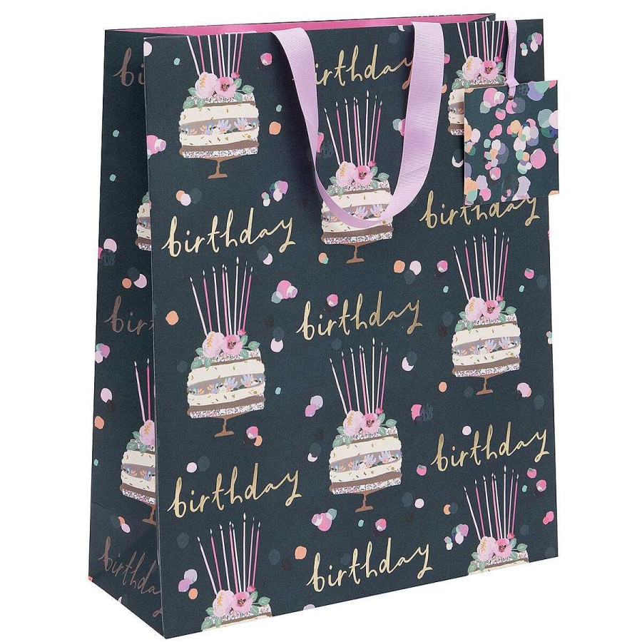 Large Gift Bags | Glick Glick Stephanie Dyment Birthday Cake Extra Large Gift Bag