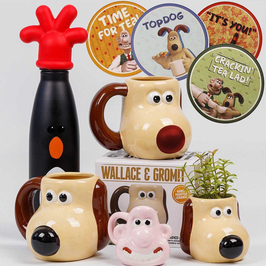 Humour & Novelty Gifts | Wallace & Gromit Wallace & Gromit - Feathers Mcgraw Stainless Steel Water Bottle