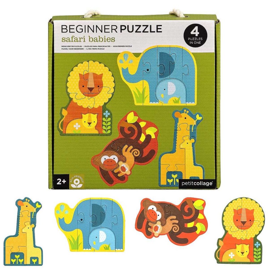 Babies & Toddlers | Petit Collage Petit Collage 'Safari Babies' Beginner Puzzle