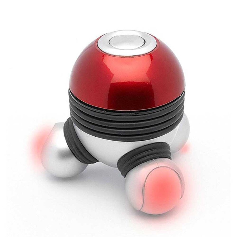 Pampering | Funtime Funtime Vibrating Body Massager With Led Lights Red