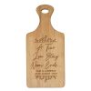 Chopping Boards & Worktop Savers | Temptation Gifts Personalised 'True Love Story' Wooden Paddle Board