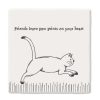 Coasters & Placemats | East of India East Of India 'Paw Prints On Your Heart' Square Coaster