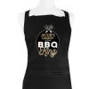 Aprons | Temptation Gifts Personalised Bbq King Black Apron