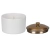 Ceramic Candles | Paddywax Paddywax Hygge 141G Tobacco & Vanilla White Ceramic Soy Candle