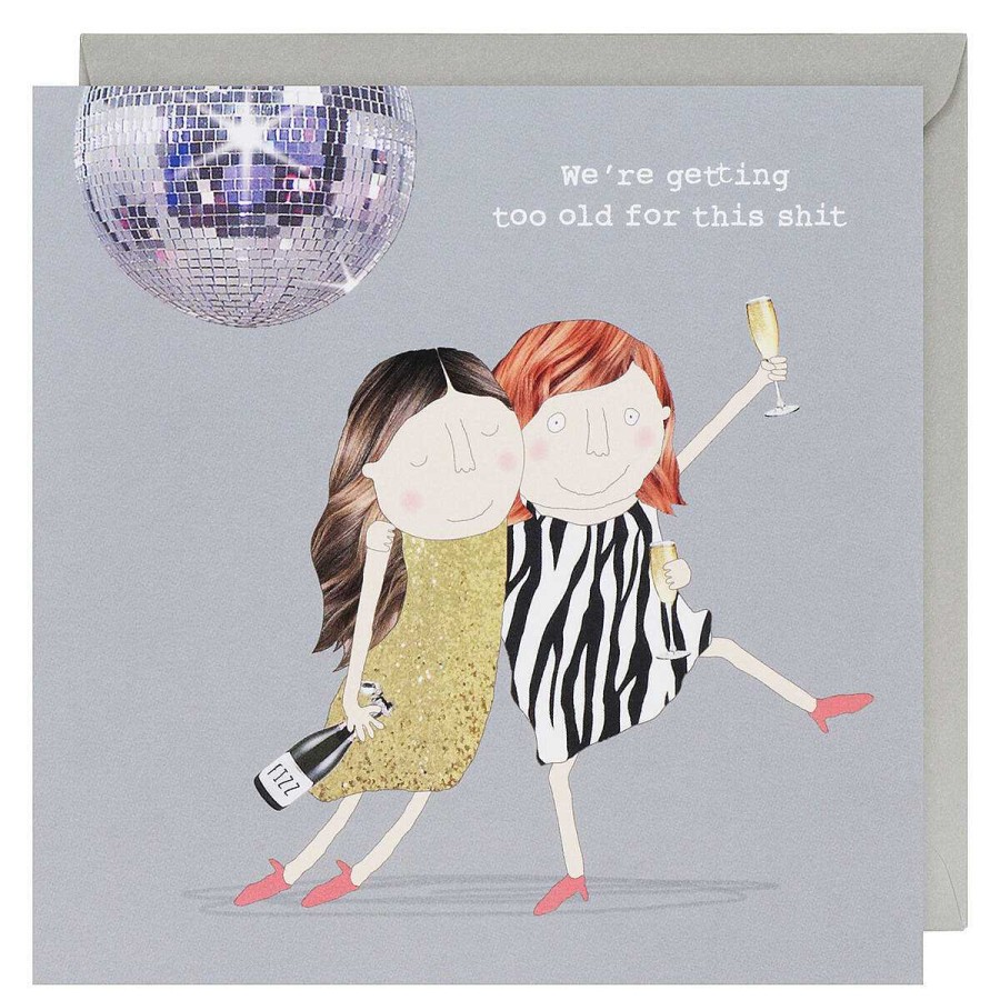 Funny Cards | Rosie Made A Thing Rosie Made A Thing Getting Old Greetings Card