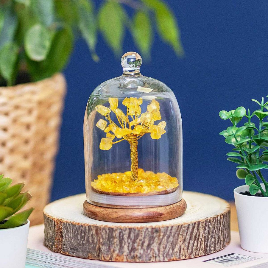 Gemstone Trees | Widdop & Co Widdop & Co Citrine Gemstone Dome Tree