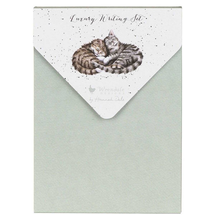 Desk Accessories | Wrendale Wrendale 'Feline Good' Cat Letter Writing Set