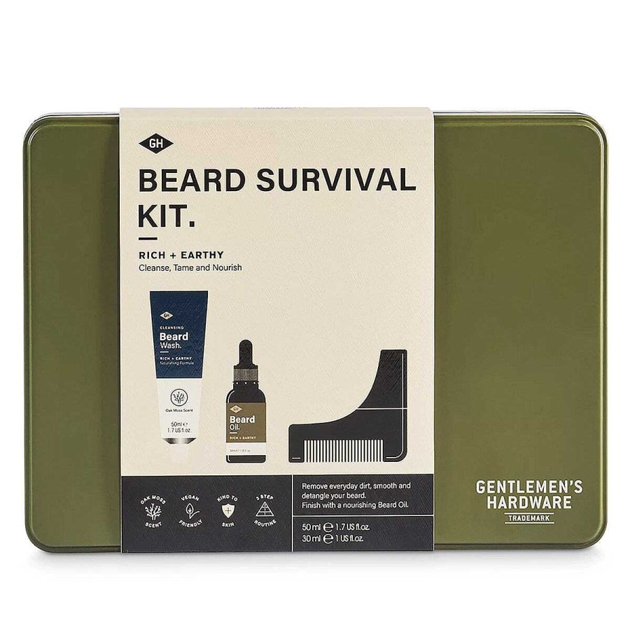 Gift Sets | Gentlemen's Hardware Gentlemen'S Hardware Beard Survival Kit