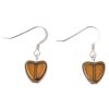 Earrings | Carrie Elspeth Carrie Elspeth Sepia Gold Edged Hearts Earrings