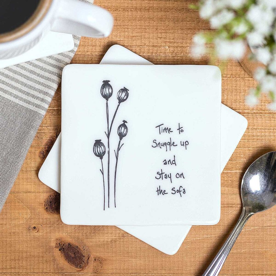 Coasters & Placemats | East of India East Of India 'Time To Snuggle' Floral Coaster