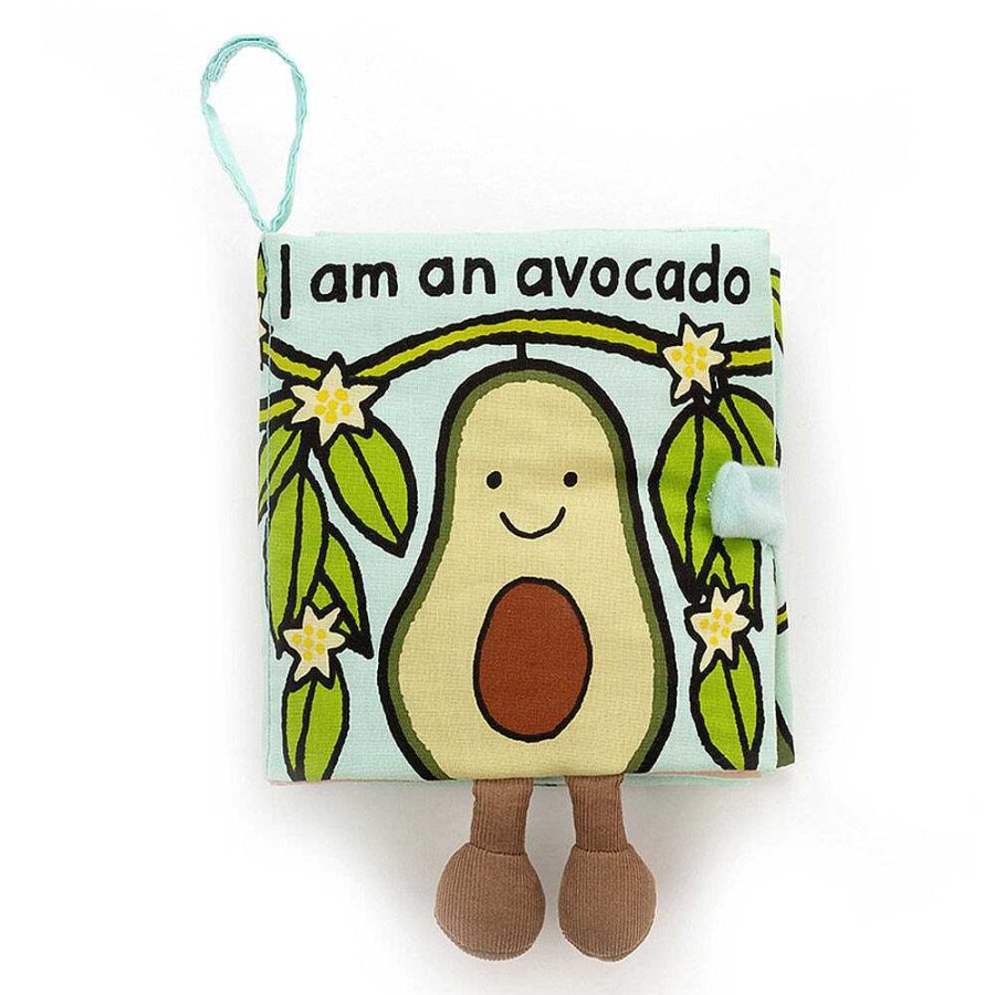 Children'S Books | Jellycat Jellycat I Am An Avocado Fabric Book