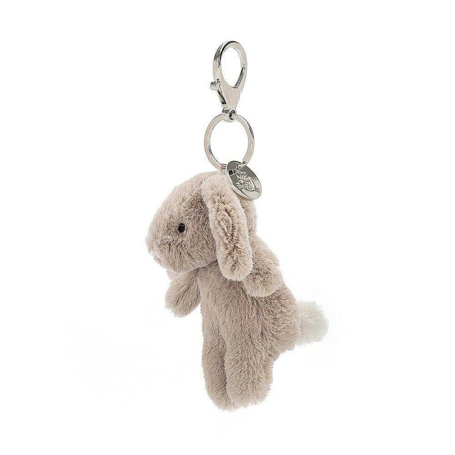 Keyrings & Key Clips | Jellycat Jellycat Bashful Bunny Beige Bag Charm