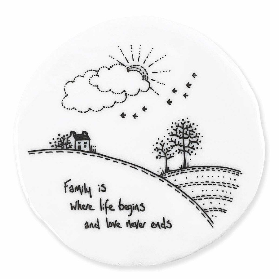 Coasters & Placemats | East of India East Of India 'Family Is Where The Life Begins' Countryside Coaster