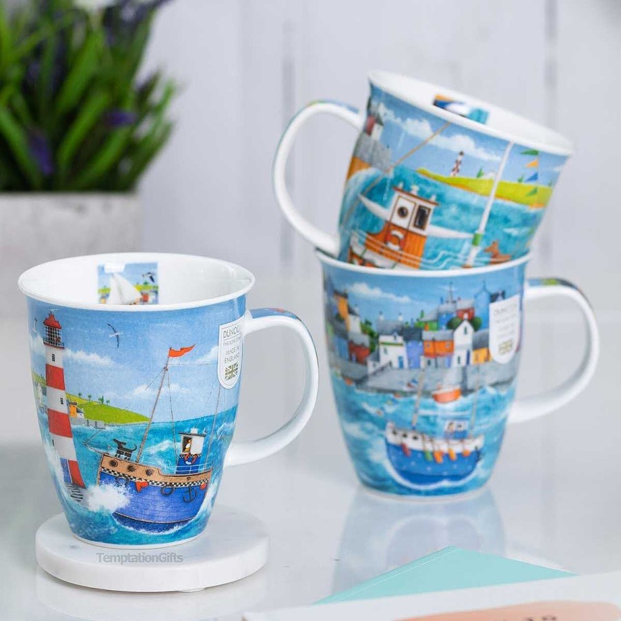 Mugs & Tea Cups | Dunoon Dunoon Ahoy Lighthouse Nevis Shape Mug