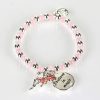 For Little Girls | Equilibrium Equilibrium Girls Silver Plated Pink Mystical Bead Bracelet