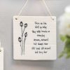 Plaques & Signs | East of India East Of India 'Those We Love' Hanging Porcelain Sign