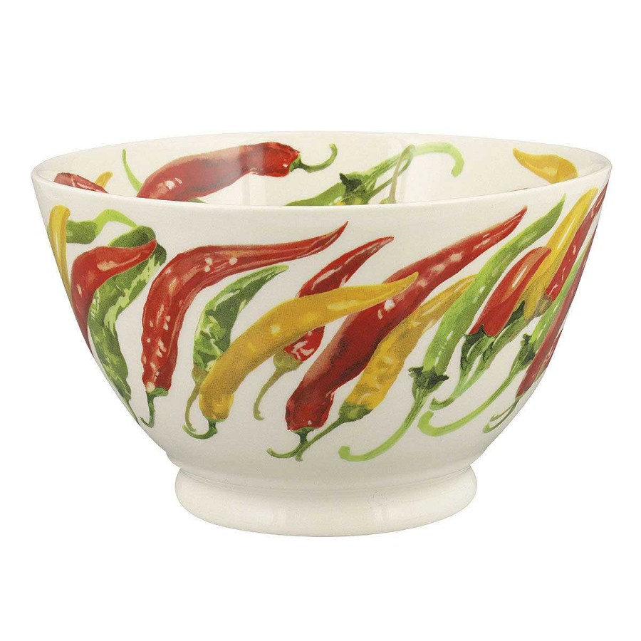 Bowls | Emma Bridgewater Emma Bridgewater Vegetable Garden Chillies Medium Old Bowl