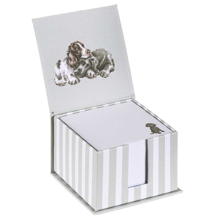 Desk Accessories | Wrendale Wrendale Blooming With Love Dog Memo Block