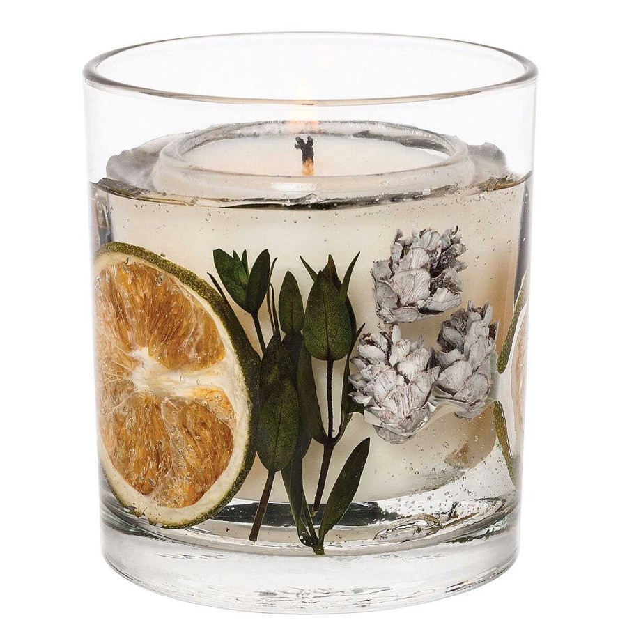 Glass Candles | Stoneglow Stoneglow Seasonal Collection - Eucalyptus & Lime Gel Vase Candle