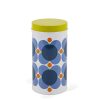 Storage Tins | Orla Kiely Orla Kiely Atomic Flower Set Of 3 Nesting Canisters