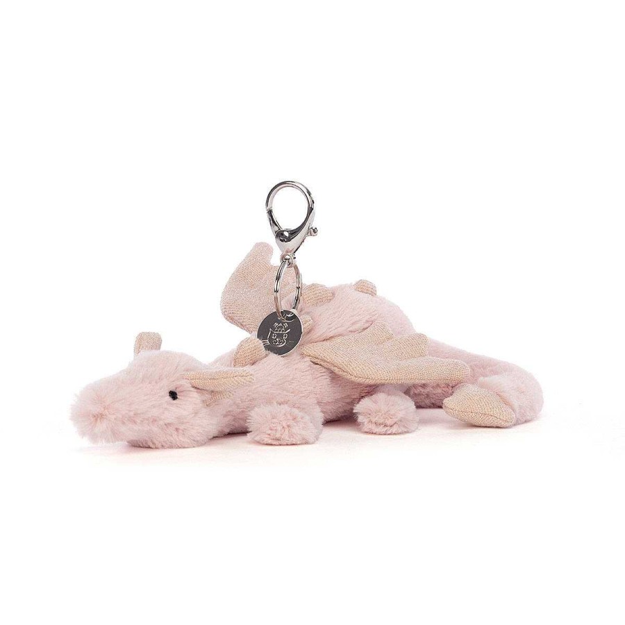 Keyrings & Bag Charms | Jellycat Jellycat Rose Dragon Bag Charm