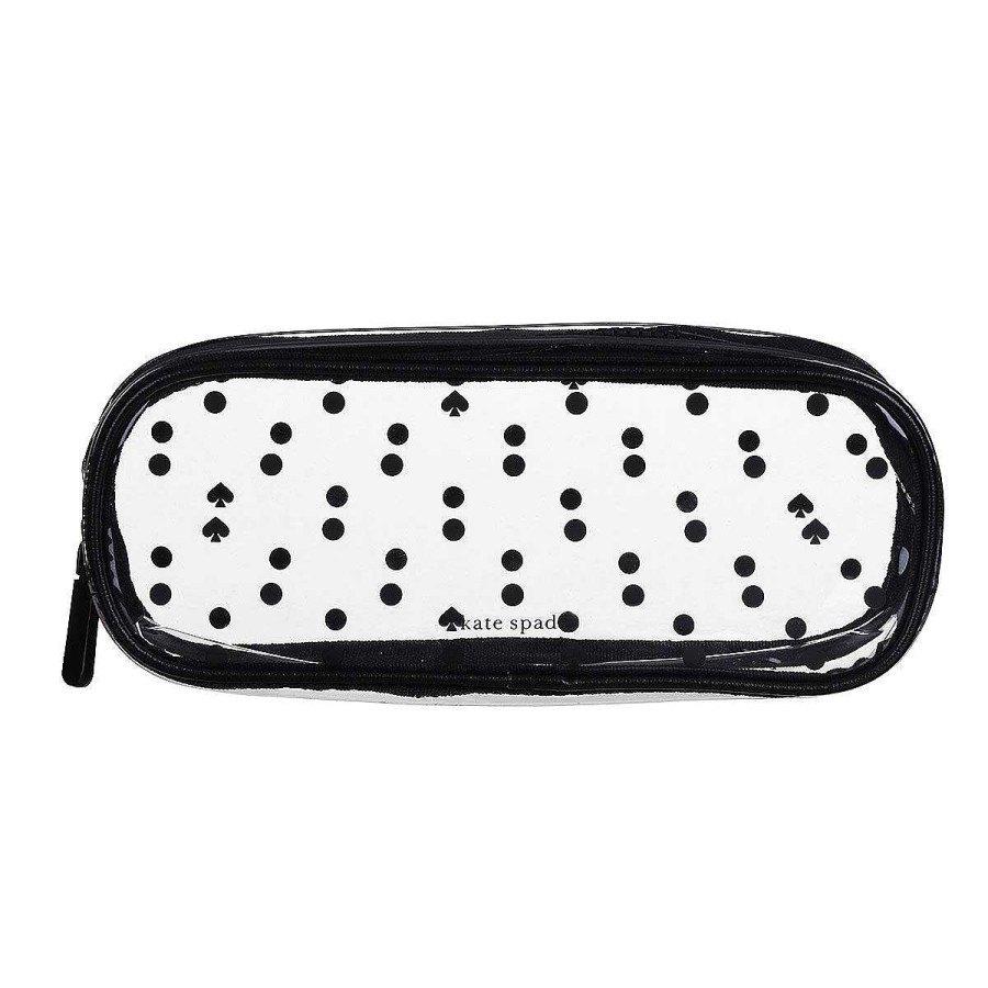 Pencil Cases | Kate Spade New York Kate Spade New York Black & White Spade Dot Mini Accessory Set