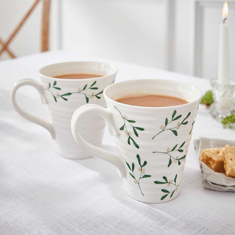 Mug Sets | Sophie Conran Sophie Conran Mistletoe Amor Set Of Two Mugs