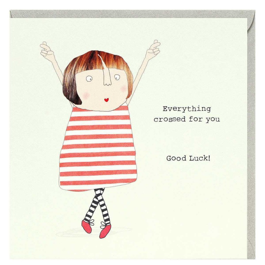 Good Luck | Rosie Made A Thing Rosie Made A Thing Everything Crossed Good Luck Card