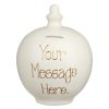 Money Pots | Temptation Temptation Personalisable Cream Money Pot