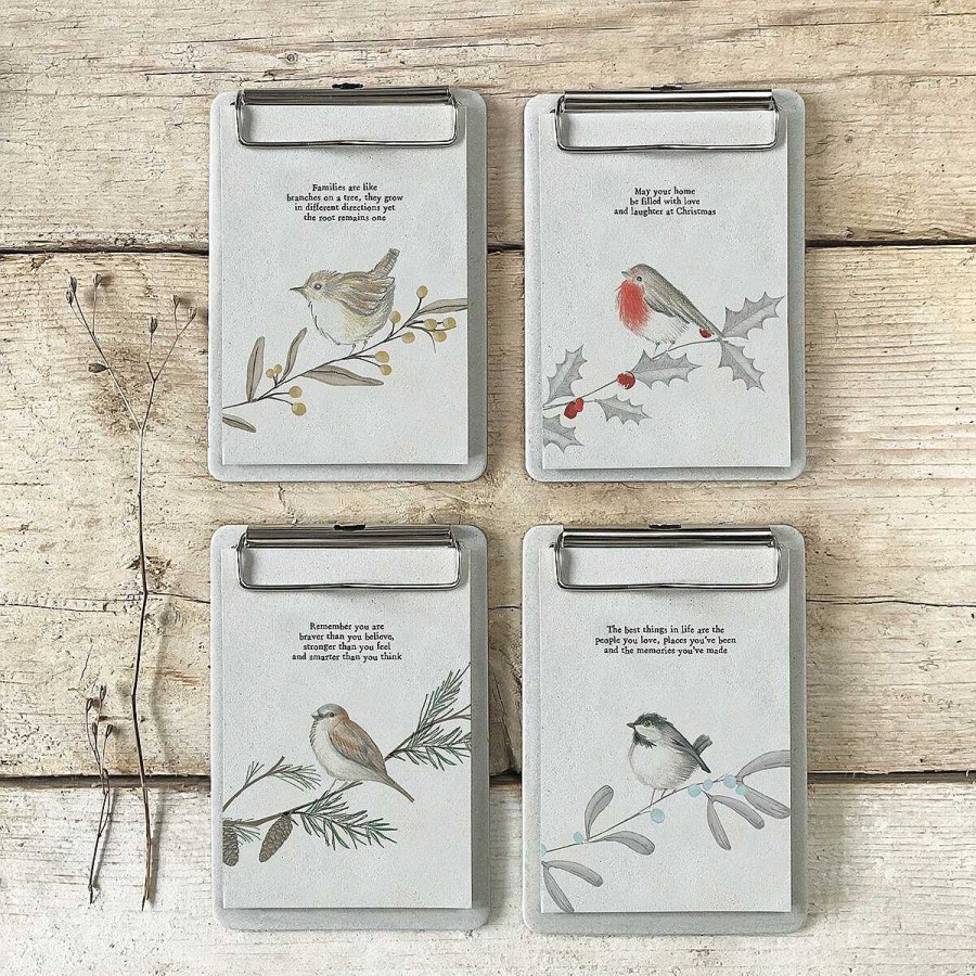 Memo Pads & Jotters | East of India East Of India 'May Your Home' Bird Clip Pad