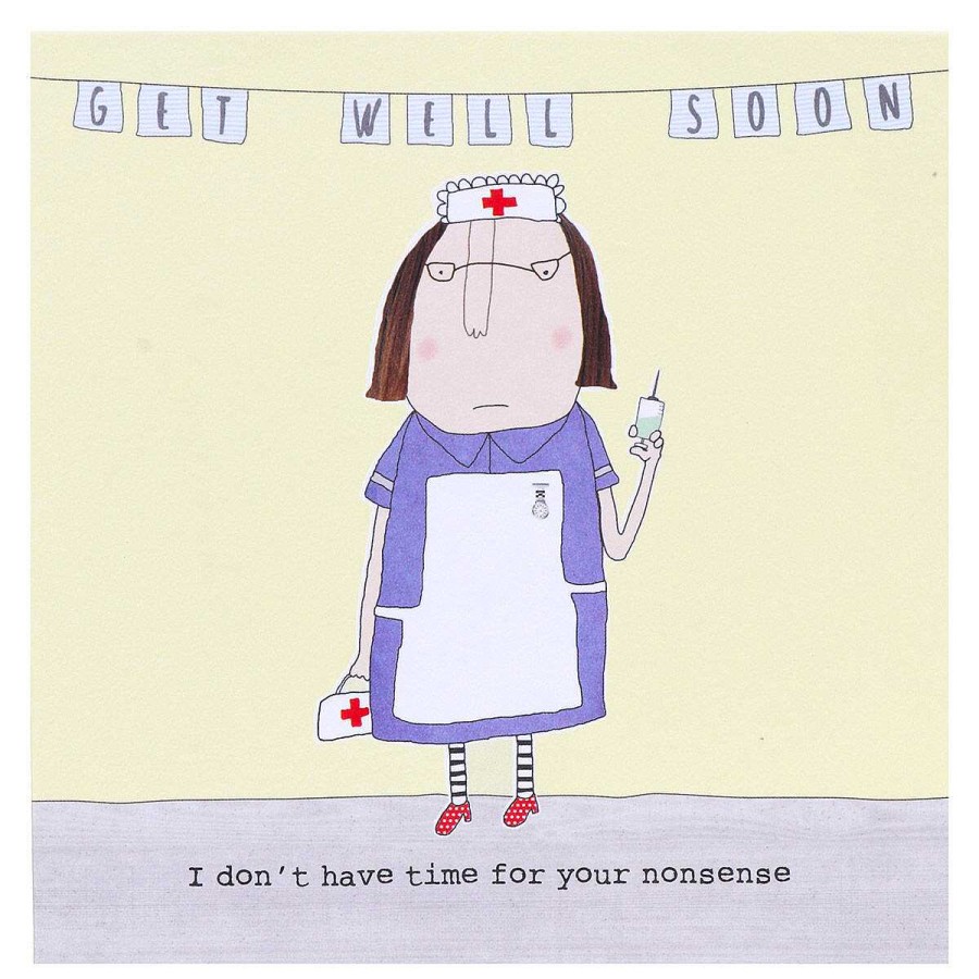 Get Well Soon | Rosie Made A Thing Rosie Made A Thing Nonsense Get Well Soon Card