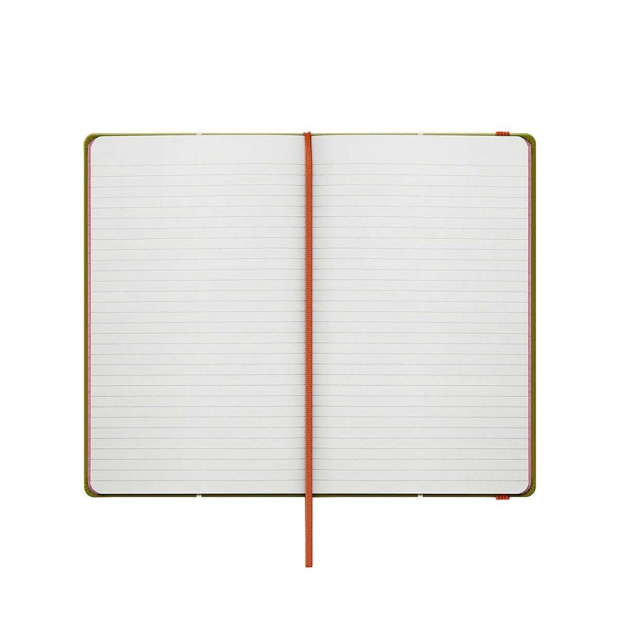 Notebooks | Orla Kiely Orla Kiely Linear Stem Olive A5 Notebook