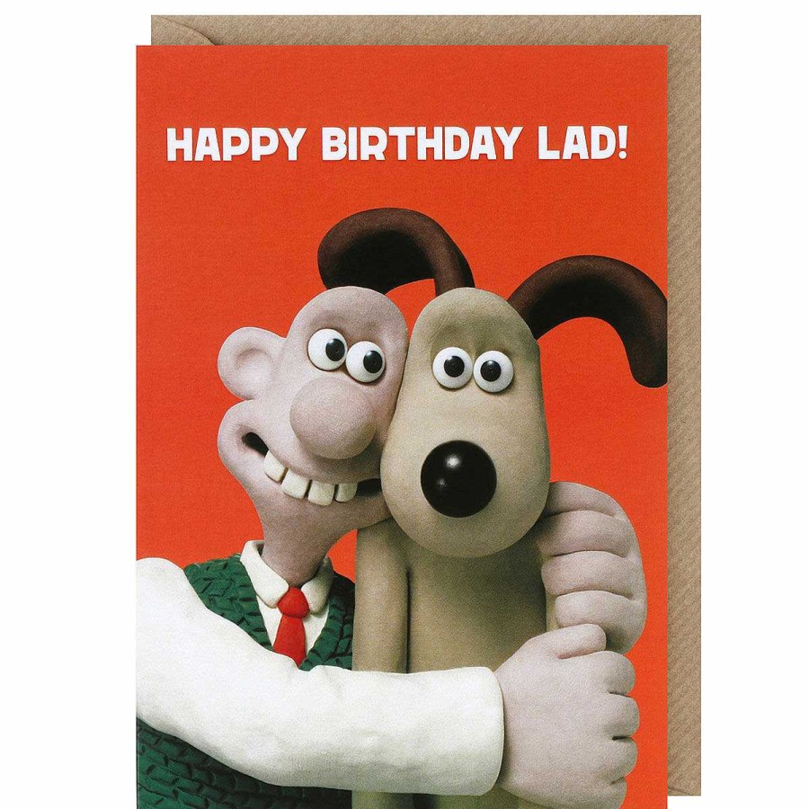 Tv & Book Characters Cards | Wallace & Gromit Wallace & Gromit 'Happy Birthday Lad' Birthday Card