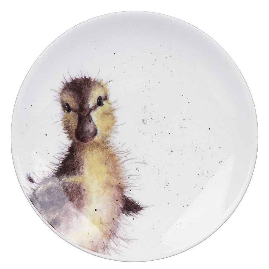 Plates | Wrendale Wrendale Bunny & Duckling Set Of 2 Coupe Plates