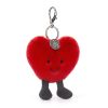 Keyrings & Bag Charms | Jellycat Jellycat Amuseable Heart Bag Charm