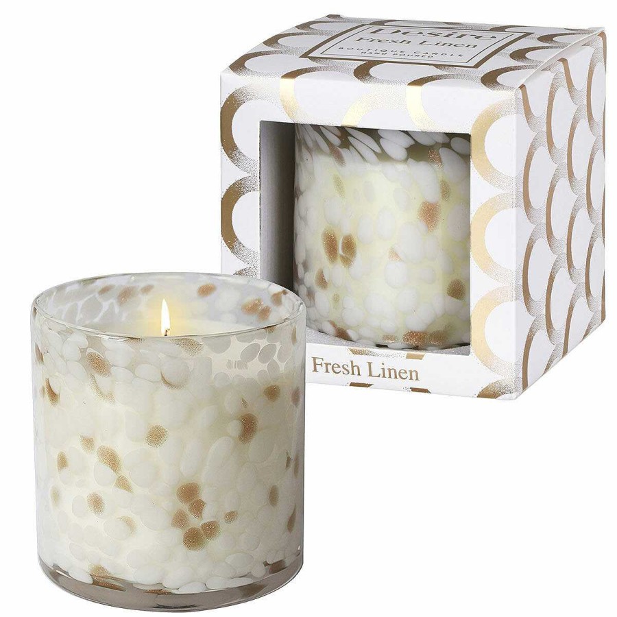 Glass Candles | Desire Desire Fresh Linen Glass Candle