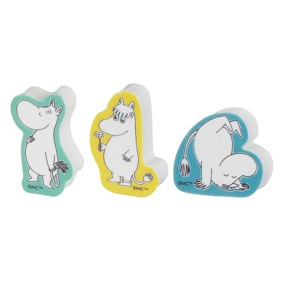 Desk Accessories | Moomin Moomin Set Of 3 Erasers Set