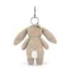 Keyrings & Bag Charms | Jellycat Jellycat Blossom Beige Bunny Bag Charm