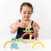 Children | Petit Collage Petit Collage Wild Rainbow Wooden Balancing Game